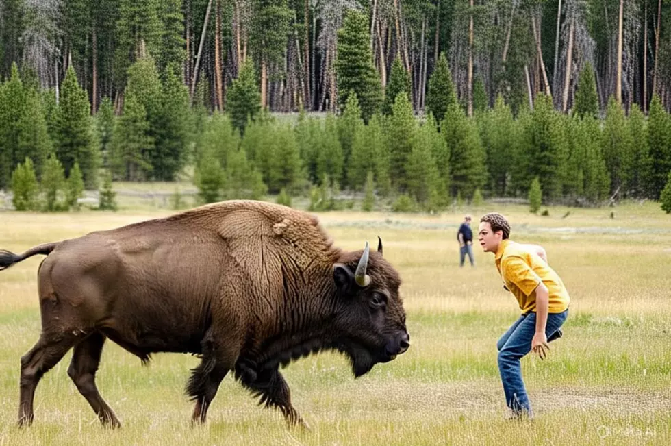 SCORE! – Bison Hospitalizes 2nd Yellowstone Tourist Of 2025